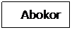 Text Box:     Abokor

